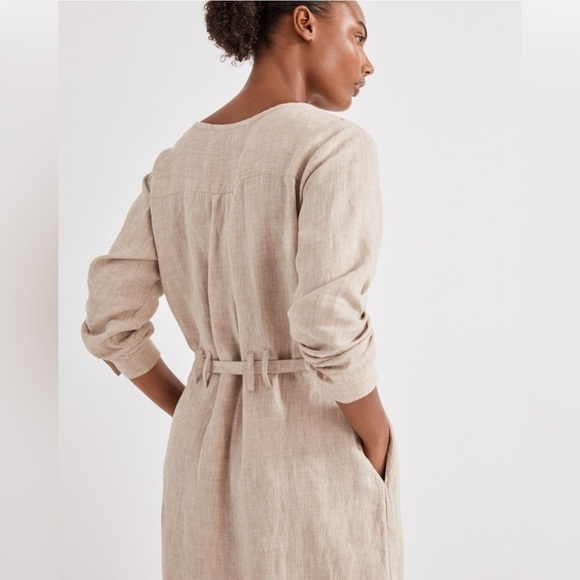 Haven Tan Linen Kaftan - Picture 2 of 12